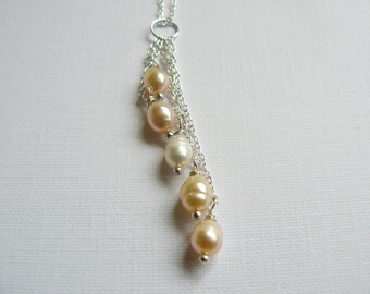 Freshwarer Pearl Cascade necklace