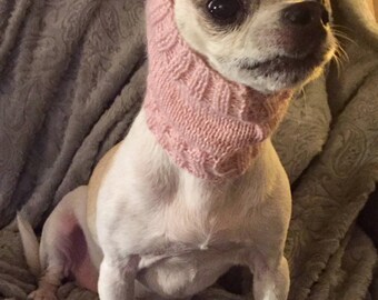 Chihuahua Ear Warmers, Small dog Snood, Pet Scarf