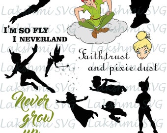 Download Peter pan silhouette | Etsy
