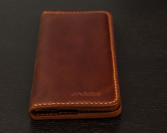 SALE-50% Long Wallet Mens leather wallet Leather long wallet Long leather wallet Mens wallet Personalized wallet Wallet for Him Leather