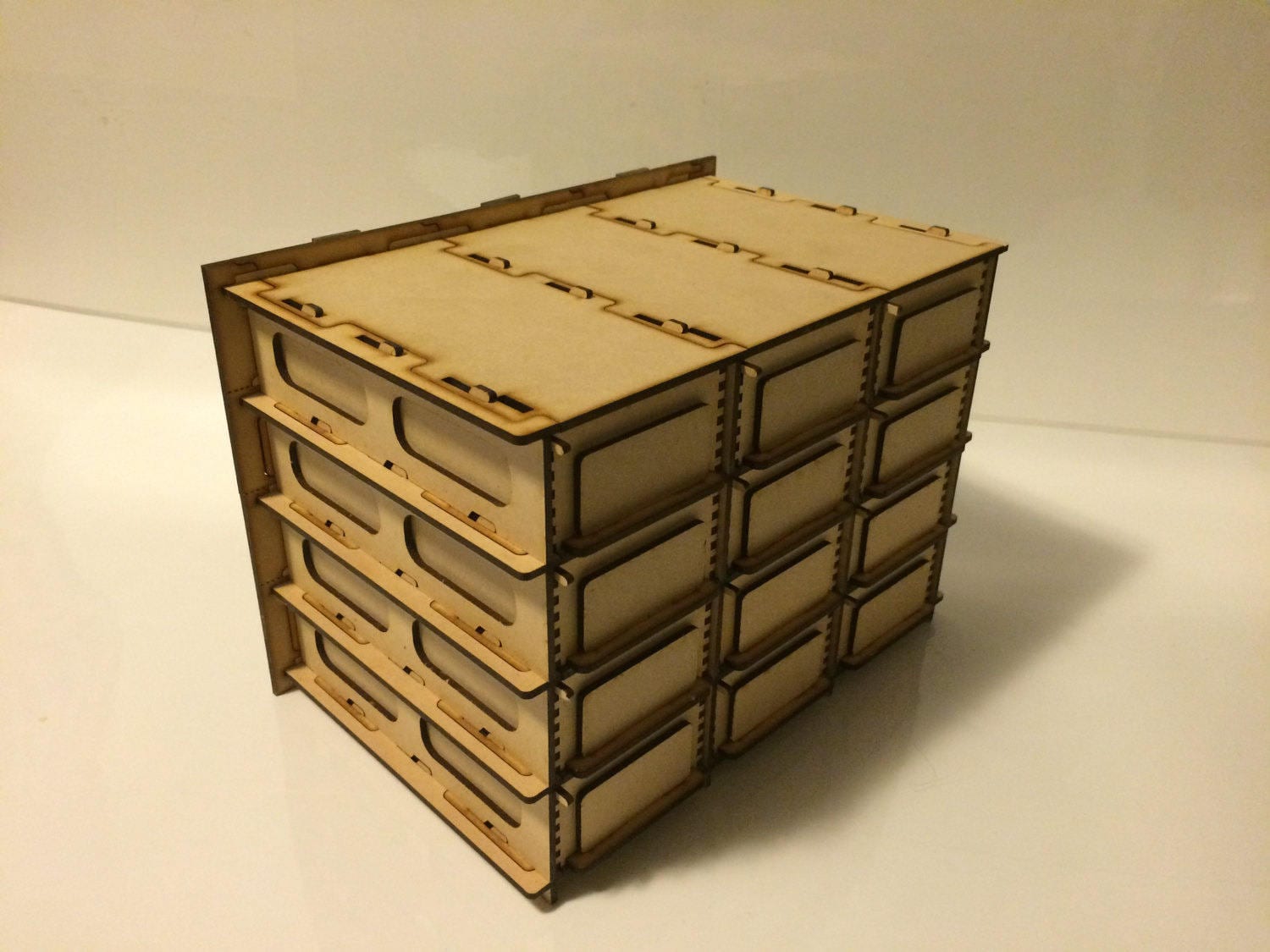 Modular Laser cut Component storage