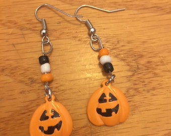Pumpkin Halloween earrings