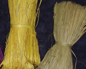 raffia,1 oz,assorted colors,yellow, purple,greenish tan,natural,gift wrapping,embellishment,crafts,florals,country,natural package ribbon