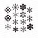 Snowflake SVG - Snowflakes SVG - Snow SVG - Snowflake Clipart - Snowflakes Svg Bundle - Winter Svg - Christmas Svg - Snowflake Dxf