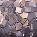 Mini Chocolate Brown Tumbled Stained Glass Mosaic Tiles