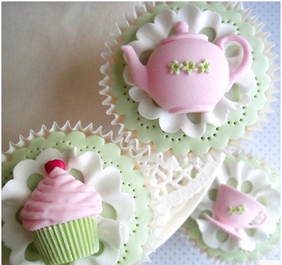 Tea cup silicone mold fondant cake chocolate baking tools