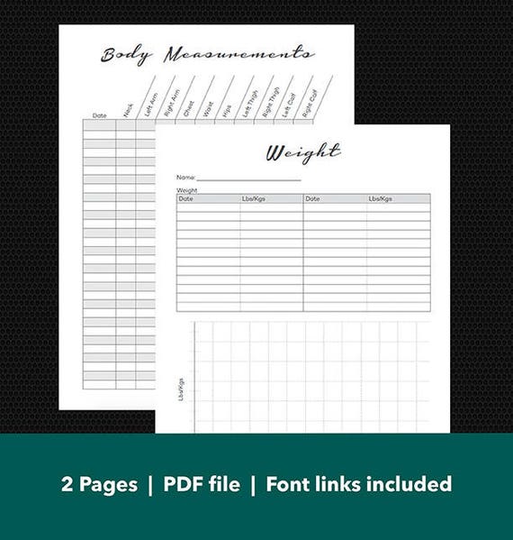 weight tracker pdf weight tracker pdf