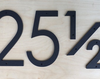 10 inch Modern House Numbers Letters