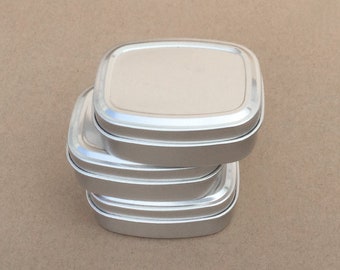 50ml Metal Tins, DIY Container, Small Storage Box, Small Organizer, Small Container, Blank Container