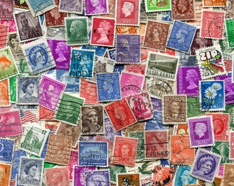 World Wide Stamps/Bulk Stamps/ Used Vintage World Wide Stamps