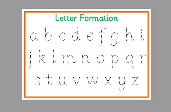 Letter Formation Worksheets Ks1