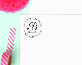 ADDRESS STAMP - Self Inking Return Address Stamp, Personalized Address Stamp Custom Stamp Address Invitation & Wedding address Stamp, stamp
