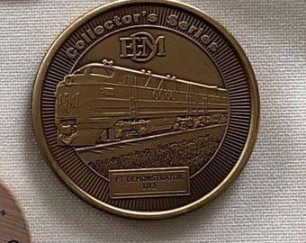Model Railroader Metal Collectors Coin and Other Vintage Tokens from the 1990's