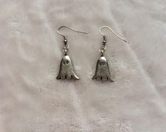 Ghost Halloween Earrings- handmade earrings- women's earrings- gifts for her