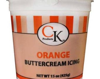 Orange Buttercream Icing - CK Products - 15 oz
