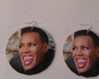 large grace jones earrings