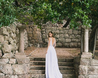 Wedding white dress "Solarni"