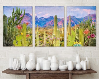 Wall Art Set Of 3 Prints Cactus Print Cactus Wall Art Prints Cactus Poster Cactus Decor Cacti Print Cacti Poster Cacti Decor Cacti Wall Art