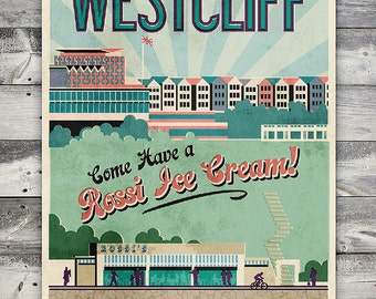 Westcliff - Poster (A4 & A2 sizes)