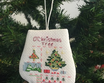 Christmas Tree Mitten Ornament