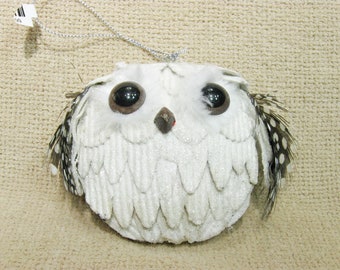 Vintage Christmas Tree Ornament, Hanging Ornaments, Owl, Bird, Holiday Ornament