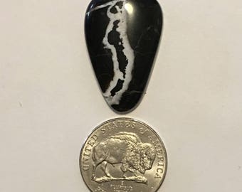 White Buffalo Ribbon Cabochon