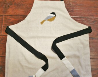 The Chickadee Bird Apron