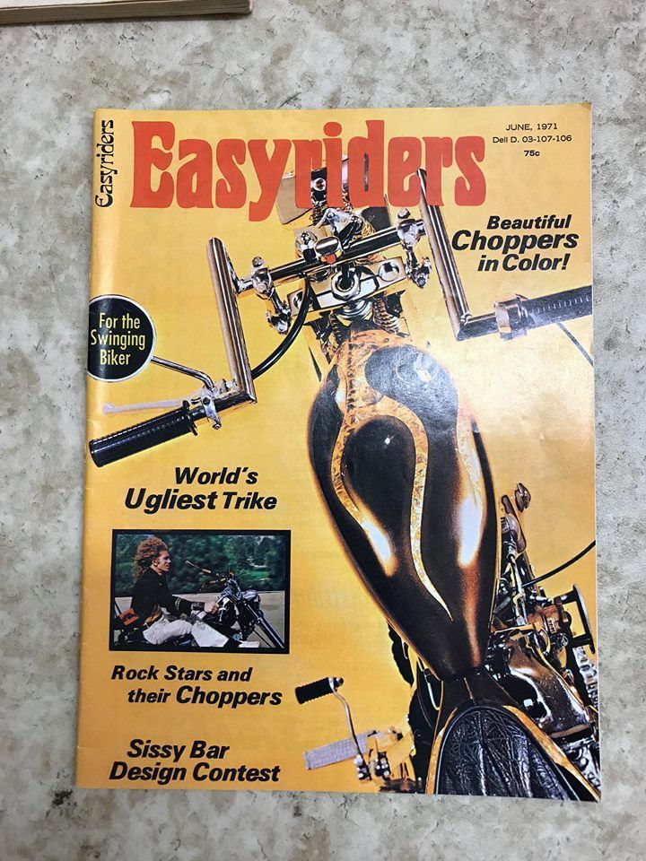 Easyrider June 1971 Vol.1 Issue 1 First Issue Reprint 20th