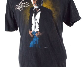 90s Kenny Rogers Vintage Country Concert T Shirt Large | XL