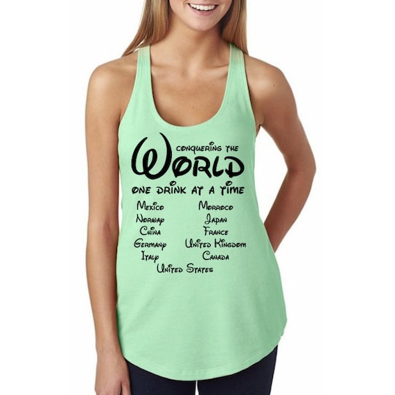 Drinking Around the World Disney Shirt // Epcot World Showcase