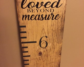 Growth Chart Ruler / Measuring Stick / Birthdays / Height Tracker / Kids/ Children Height Ruler / Personalized / Memories / Keepsake / Gift