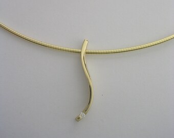 Small diamond pendant