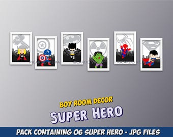 Toddler bedroom superhero boys room superhero nursery decor printable heroes baby clipart printable art heroes boy room decor grey