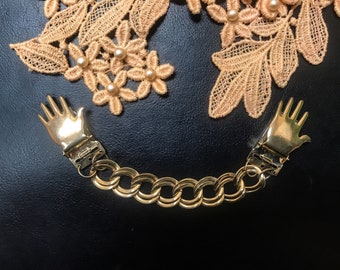 Novelty Victorian Hands Sweater Clip