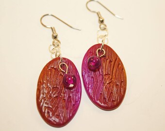 Polymer Jewel-toned Earrings