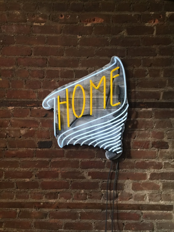 HOME Neon Sign, Ready-made