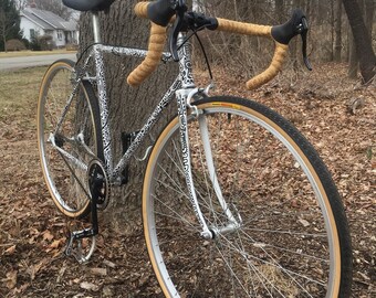 Custom Painted Single Speed Road Bicycle Wild Style