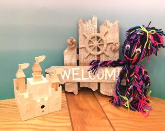 yarn octopi made with 4 ply yarn