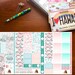 An Easter Delight Planner Stickers, Weekly Kit, Vertical, Horizontal, and B6