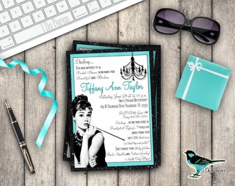 Breakfast at Tiffany's Invitation