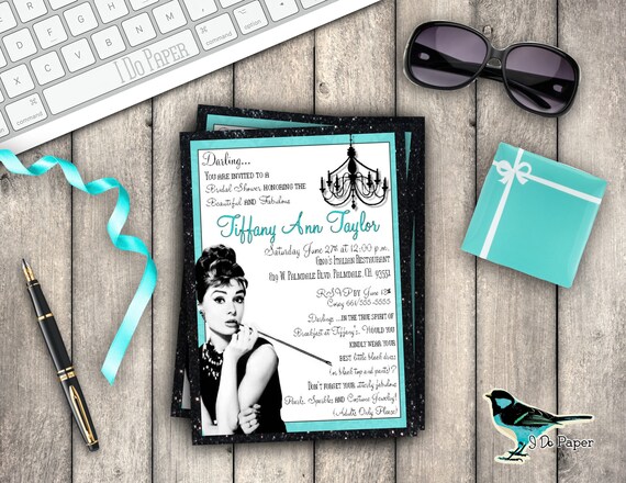 Breakfast at Tiffany's Invitation