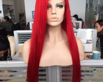 Candy Apple Red lace front wig