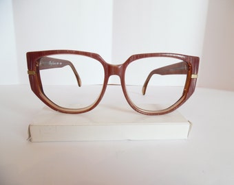 Vintage Womens Oleg Cassini 939 8 R 4 Eyeglasses Designer Used Frame