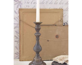 Candelabro de metal estilo vintage