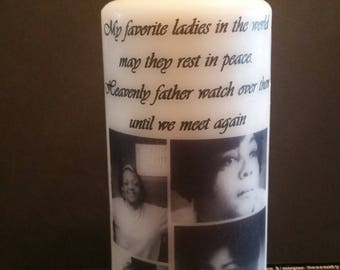 Personalized Memorial Candles