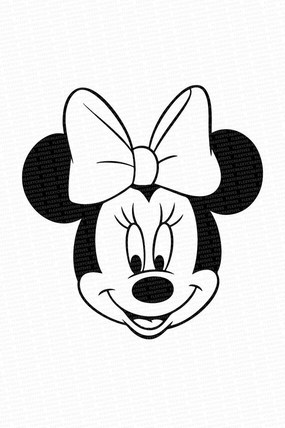 mini mouse vector clipart cut file minnie mouse clip art minni maus 2 pdf