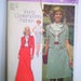 1970s Simplicity 6601 Jacket & Dress Pattern Size 14 Bust 36 - puffed sleeve, maxi dress, short sleeve, sleeveless, short fitted jacket