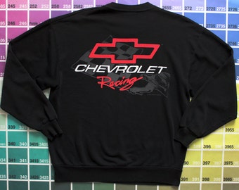 Vintage Chevrolet sweatshirt S men | Chevrolet racing | Chevy shirt women vintage L | Chevy car emblem | 1995 copyright | 1990s crewneck
