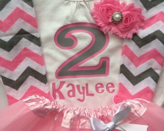 Toddler Girl Birthday Outfit- 2nd birthday birthday outfit - 3rd birthday outfit - 4th birthday outfit -5th birthday outfit- photo prop