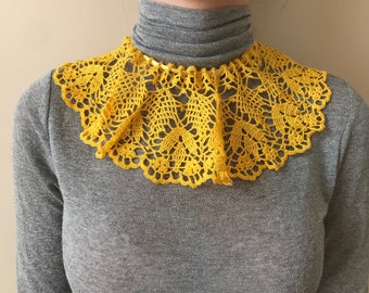 Hand Knitted SCARFLETTE Collar Scarf Neck